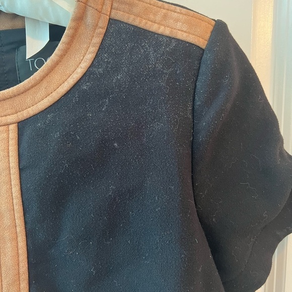 Toccin Black Faux Suede Sheath - Picture 4 of 16